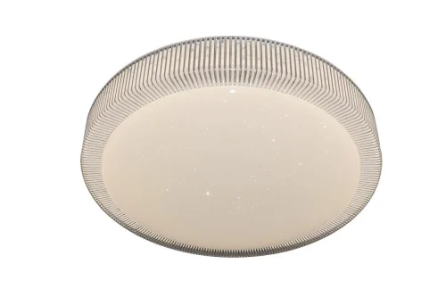 Светильник потолочный LED с пультом LED LAMPS 81075 Natali Kovaltseva белый на 1 лампу, основание белое в стиле хай-тек с пультом фото 3